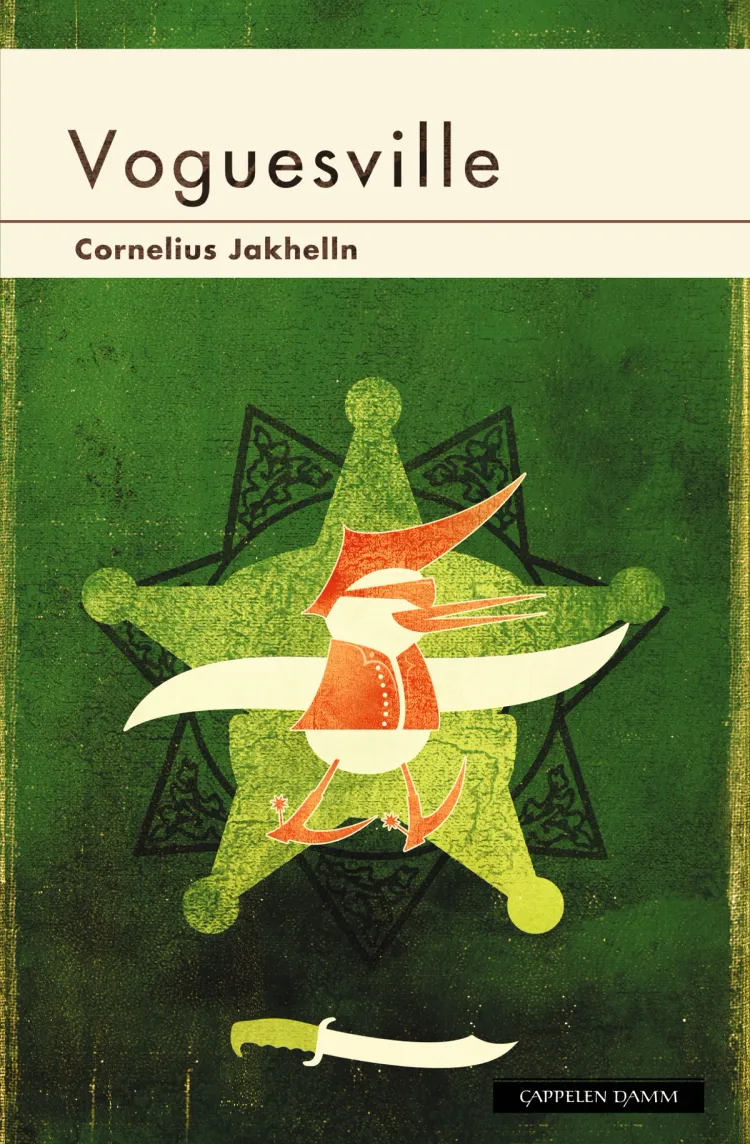 Omslag Voguesville av Cornelius Jakhelln (Innbundet)