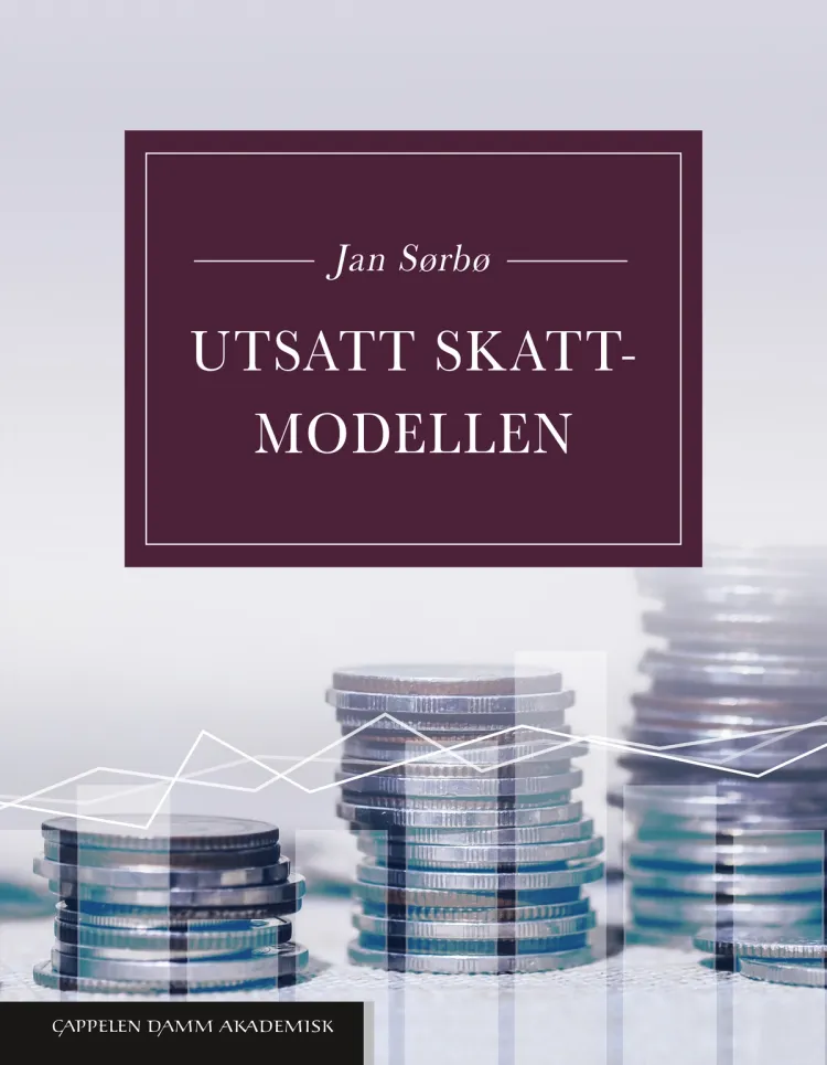 Omslag Utsatt skatt-modellen av Jan Sørbø (Innbundet)