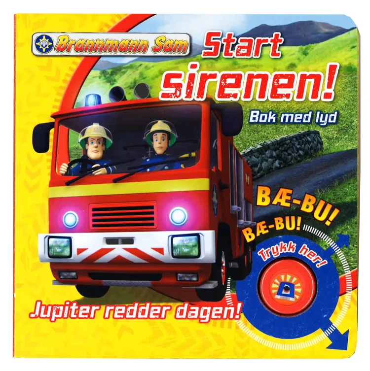 Omslag Brannmann Sam: Start sirenen! - bok med lyd (Innbundet)