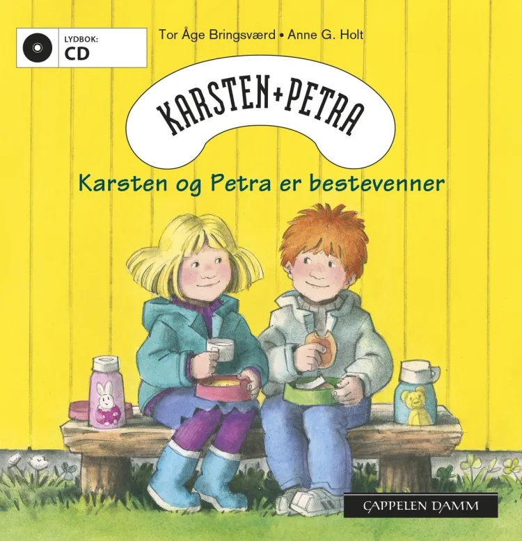Omslag Karsten og Petra er bestevenner av Tor Åge Bringsværd (CD)