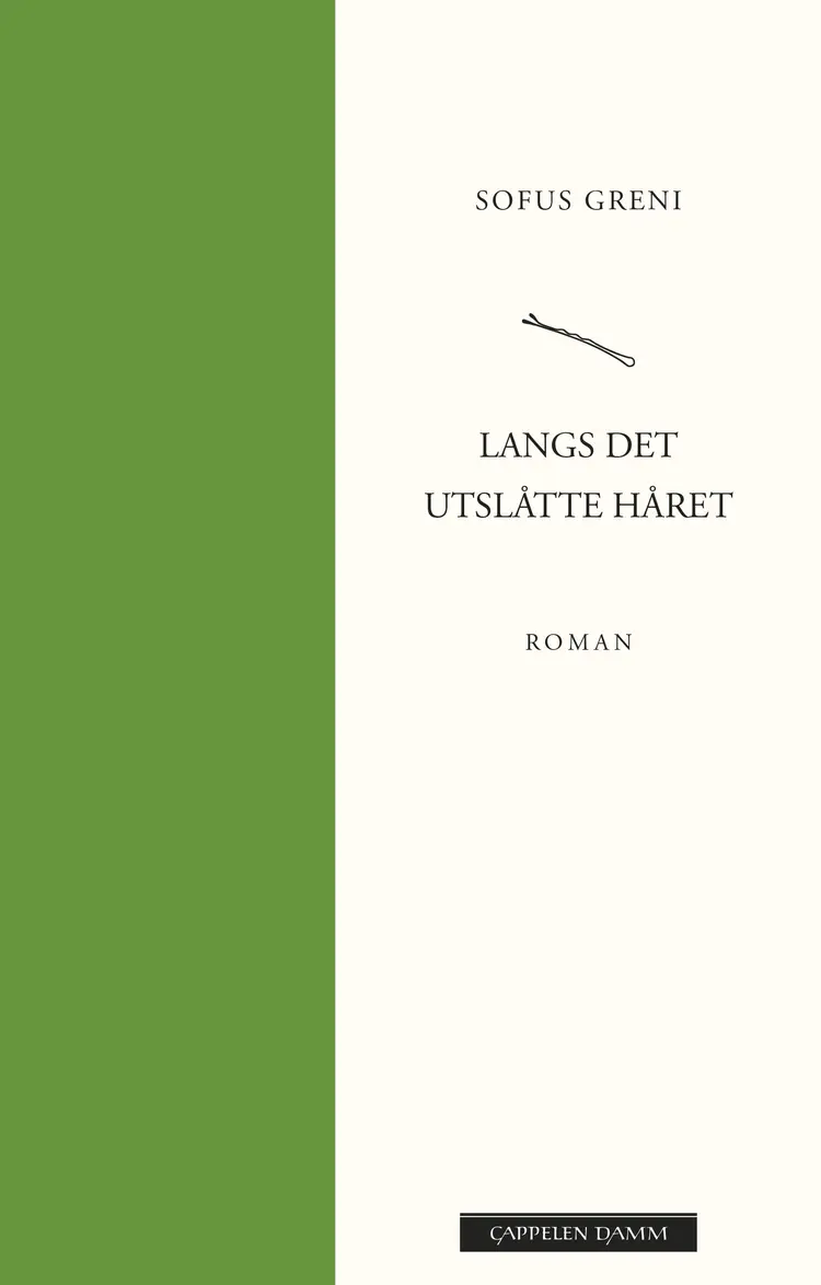 Omslag Langs det utslåtte håret av Sofus Greni (Innbundet)