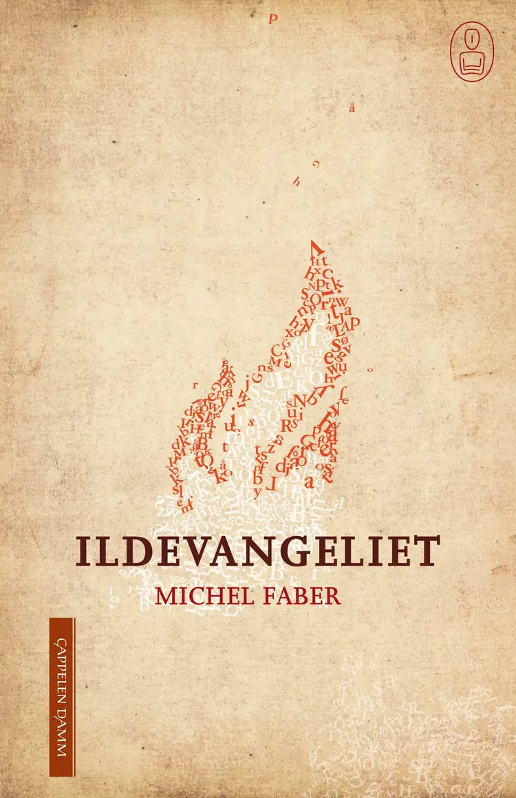 Omslag Ildevangeliet av Michel Faber (Innbundet)