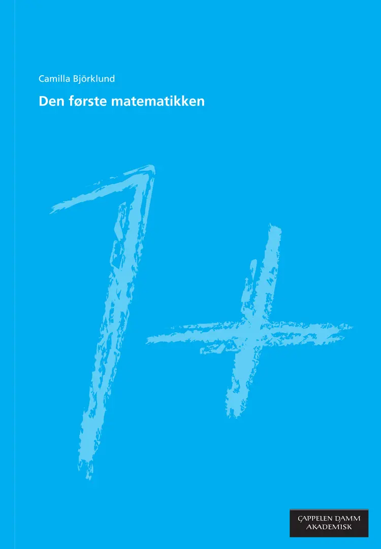 Omslag Den første matematikken av Camilla Björklund (Heftet)