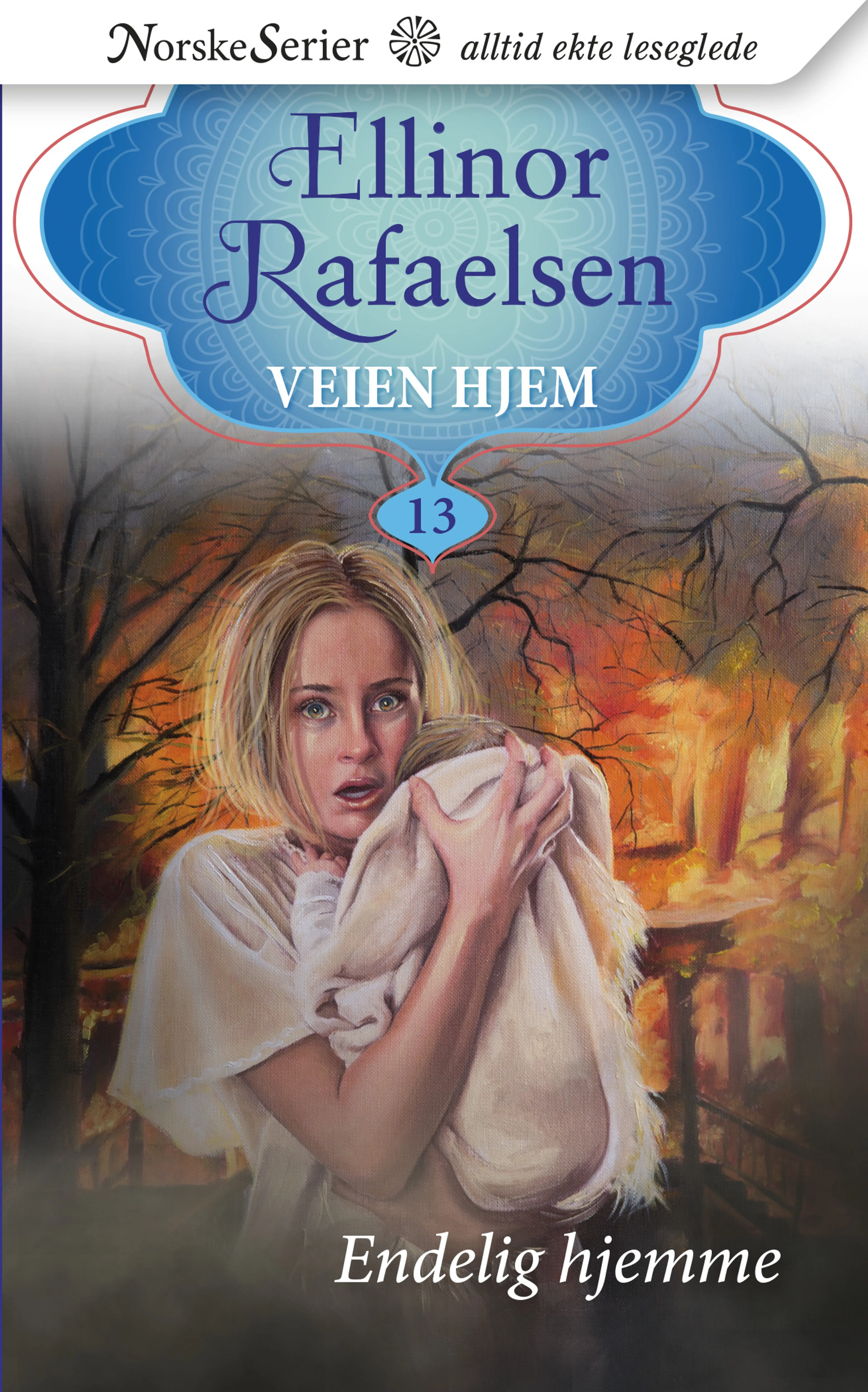 Omslag Endelig hjemme av Ellinor Rafaelsen (Heftet)