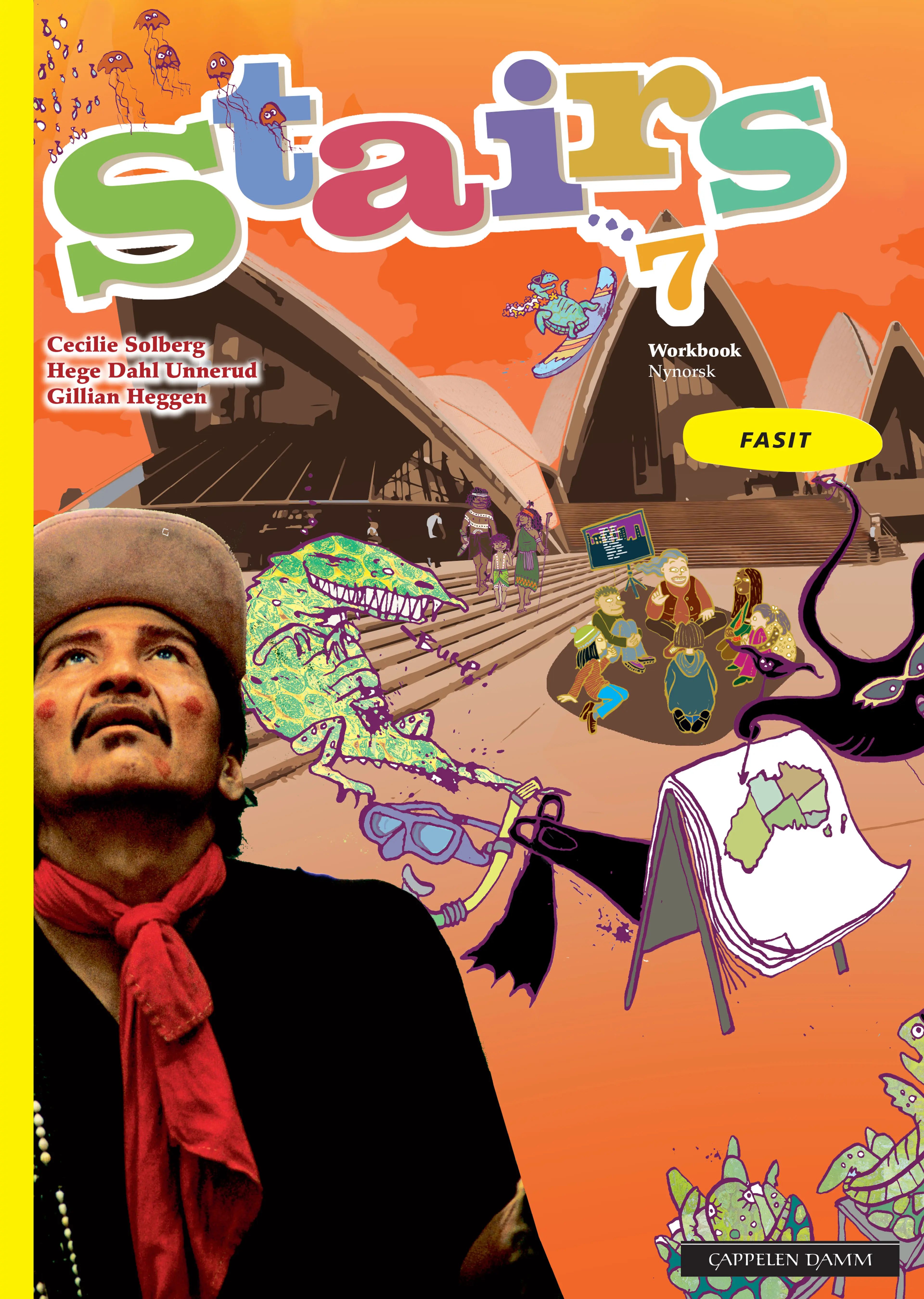 Omslag Stairs 7 Utgåve 2 Fasit Workbook av Cecilie Solberg , Hege Dahl Unnerud og Gillian Heggen (Ukjent)