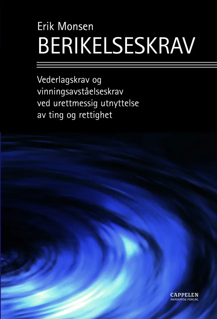 Omslag Berikelseskrav av Erik Monsen (Innbundet)