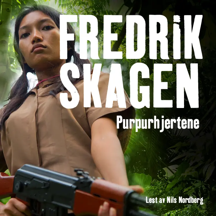 Omslag Purpurhjertene av Fredrik Skagen (Lydbok)
