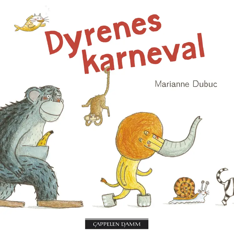 Omslag Dyrenes karneval av Marianne Dubuc (Innbundet)