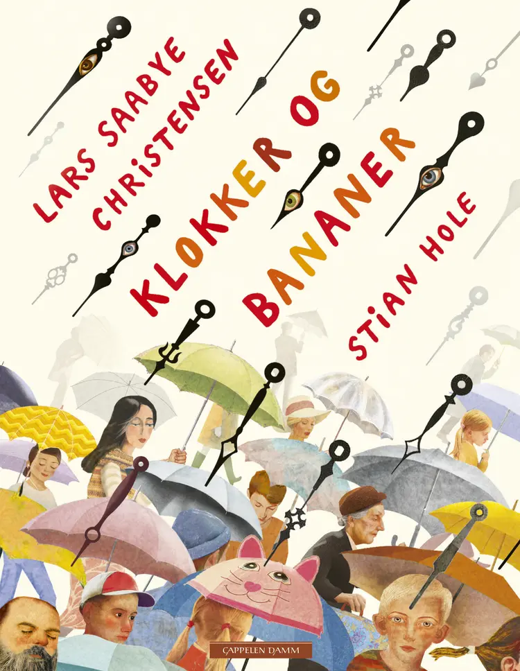 Omslag Klokker og bananer av Lars Saabye Christensen og Stian Hole (Ebok)