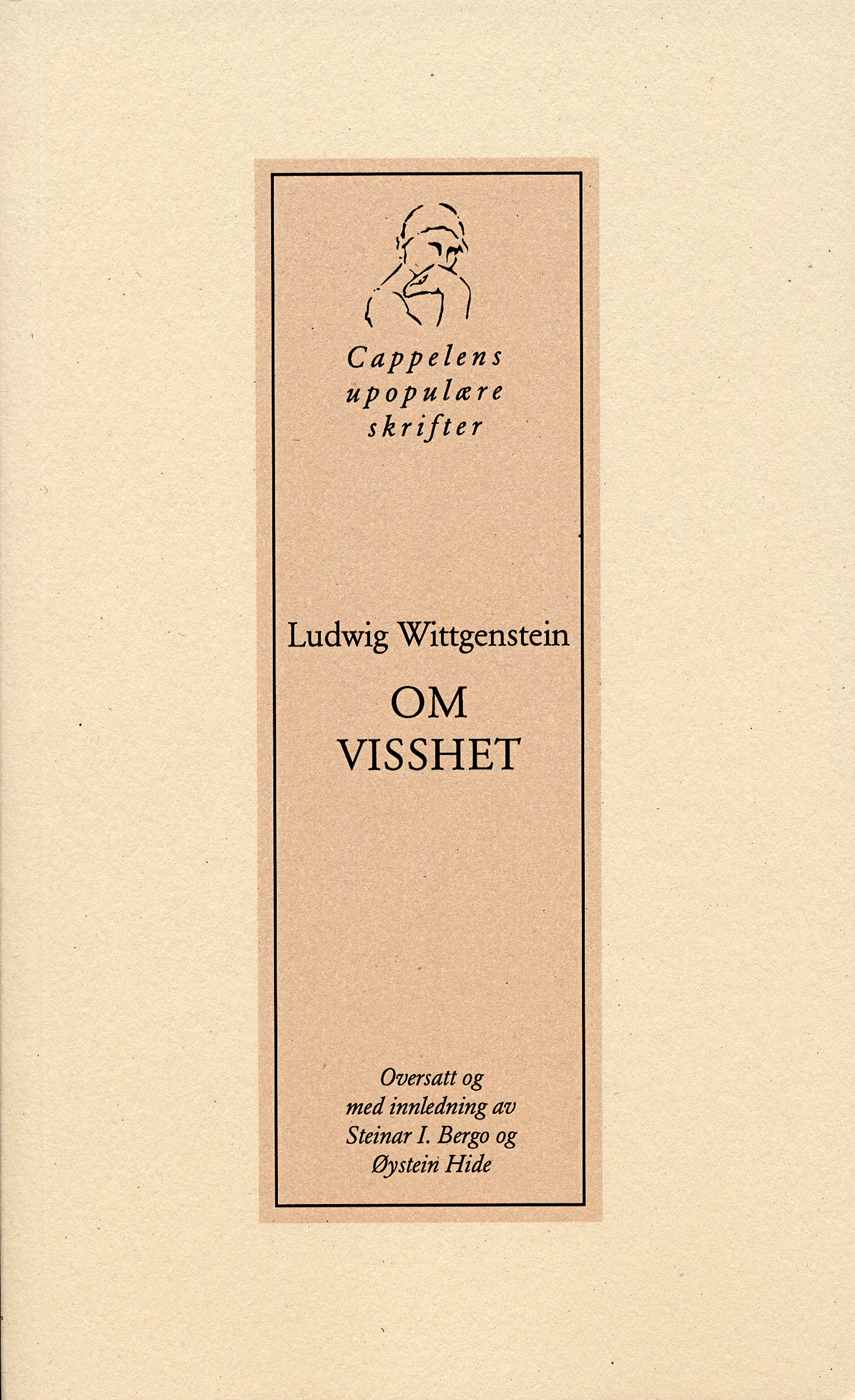 Omslag Om visshet av Ludwig Wittgenstein (Heftet)