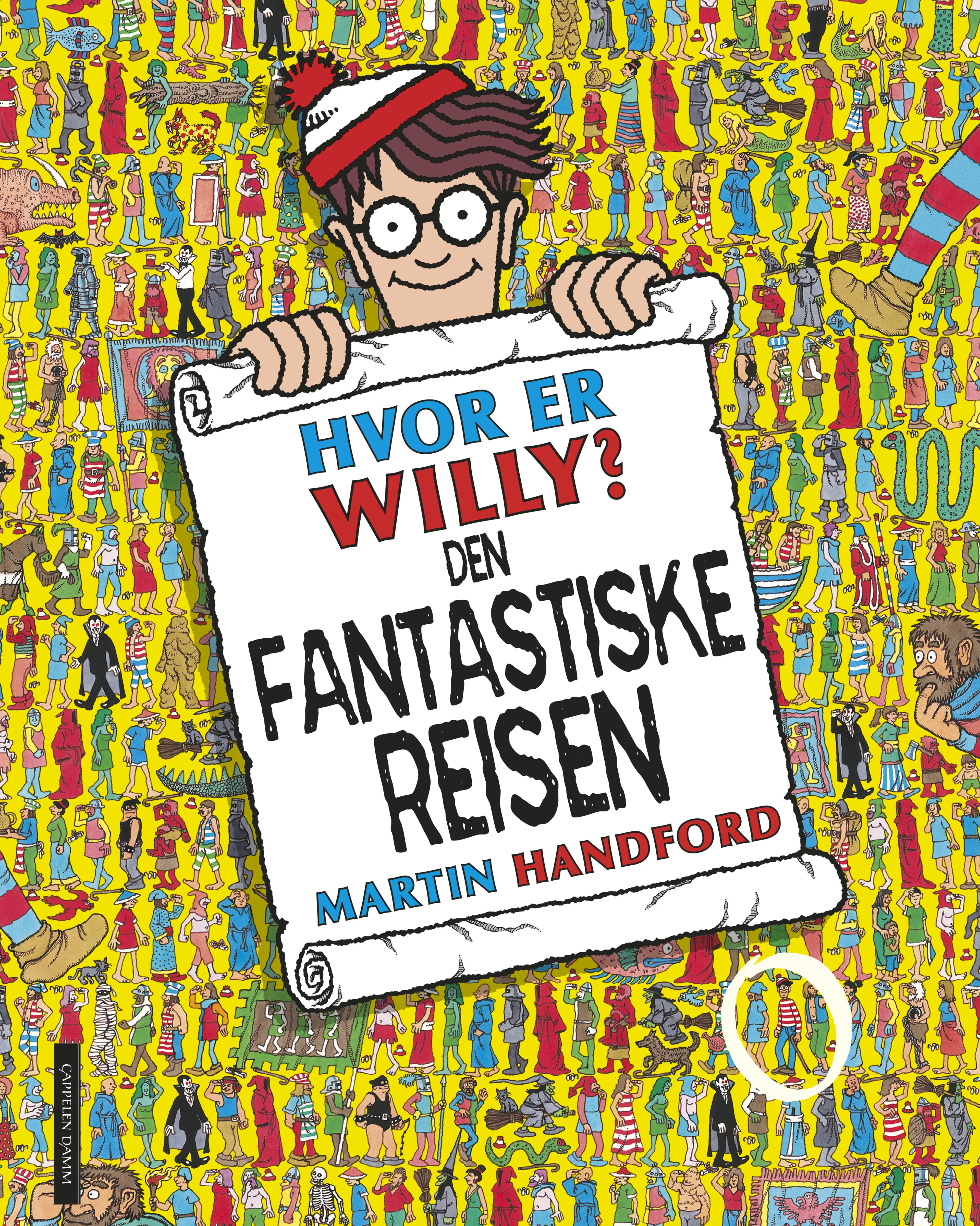 Omslag Hvor er Willy? Den fantastiske reisen av Martin Handford (Innbundet)