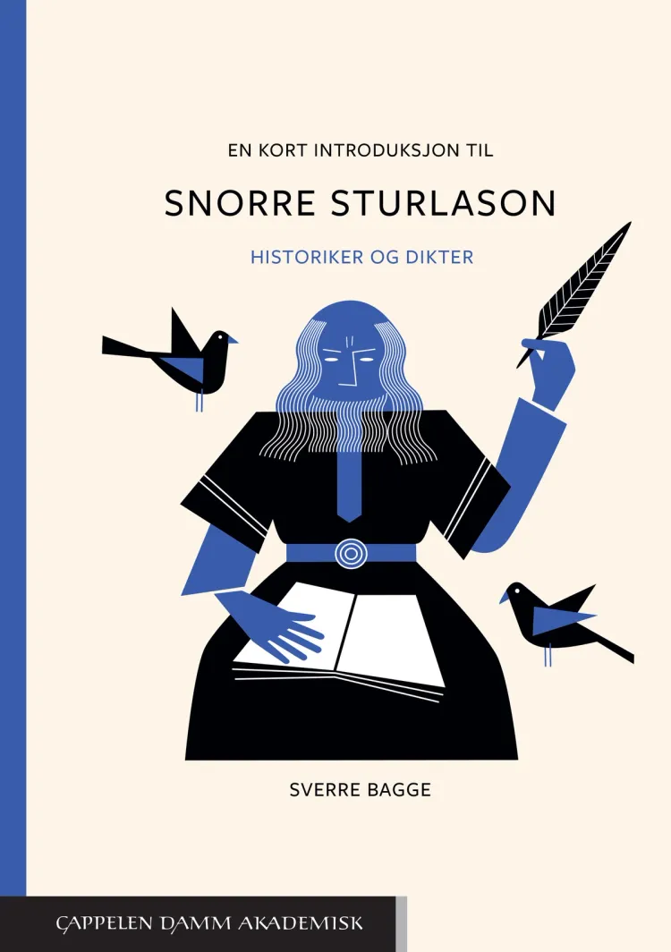 Omslag En kort introduksjon til Snorre Sturlason av Sverre Bagge (Heftet)