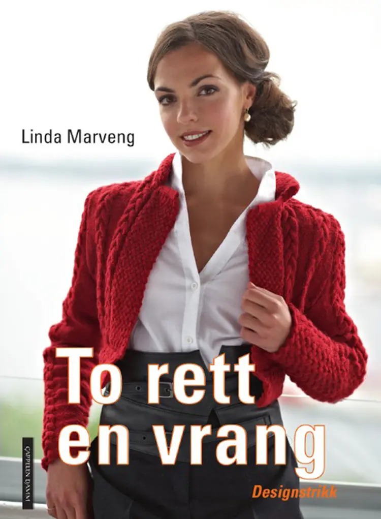 Omslag To rett en vrang av Linda Marveng (Innbundet)
