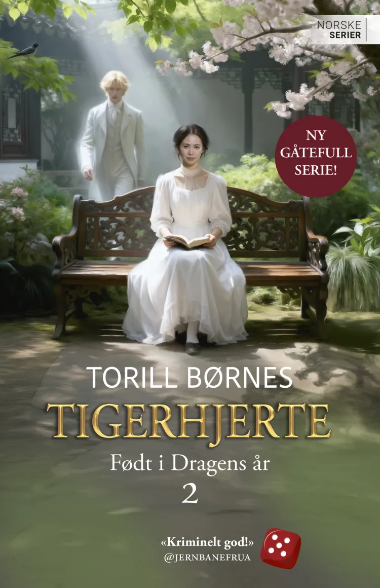 Omslag Født i Dragens år av Torill Karina Børnes (Heftet)