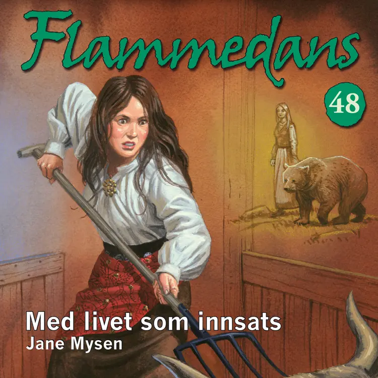 Omslag Med livet som innsats av Jane Mysen (Lydbok)
