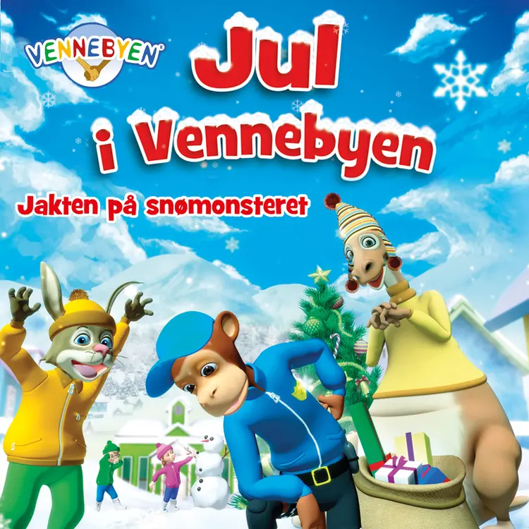 Omslag Jul i Vennebyen  - Jakten på snømonsteret av City of Friends AS (Lydbok)