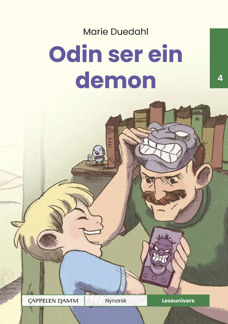 Omslag Leseunivers 4: Odin ser ein demon av Marie Duedahl (Innbundet)