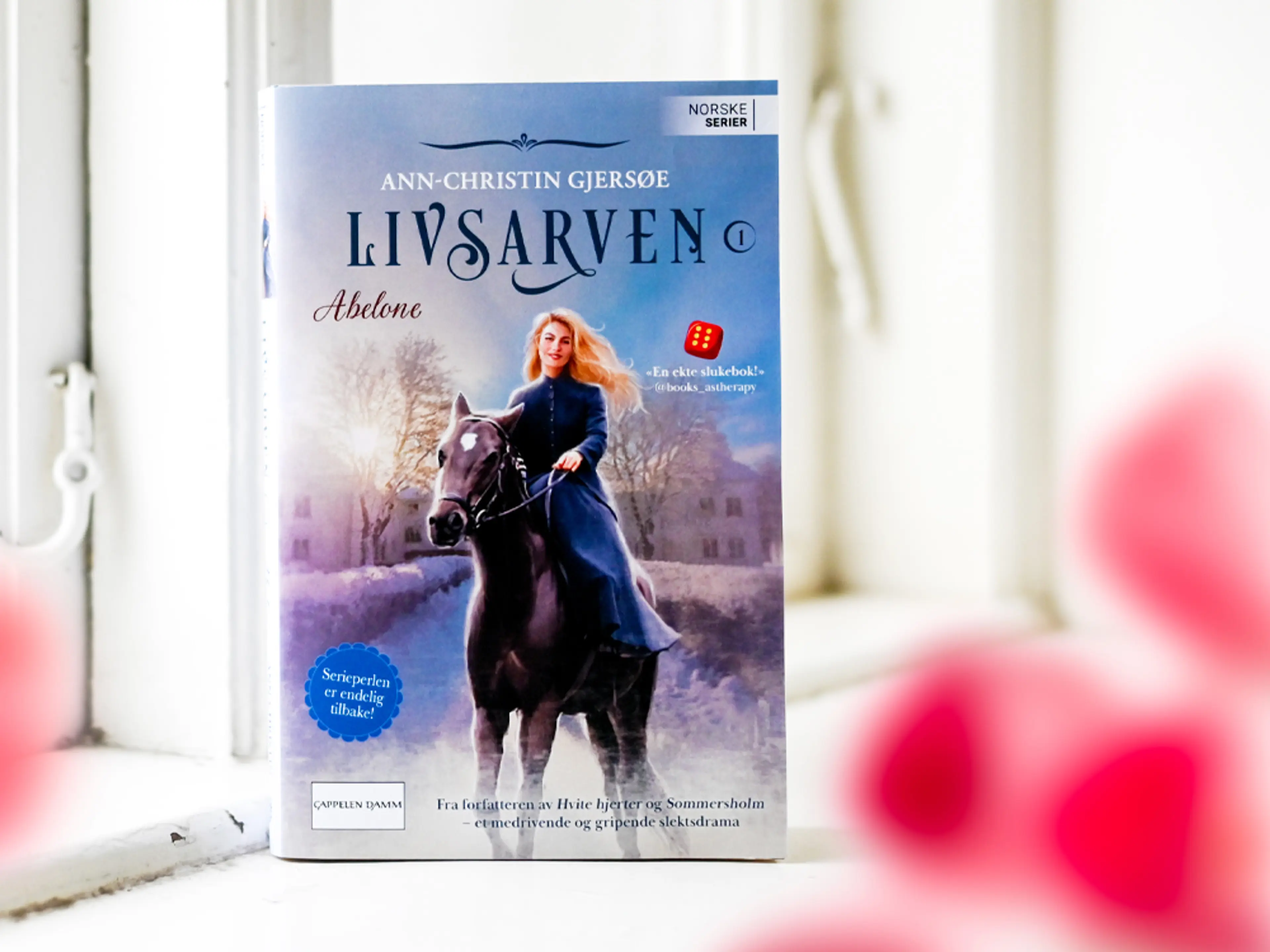 Foto av første bok i serien Livsarven