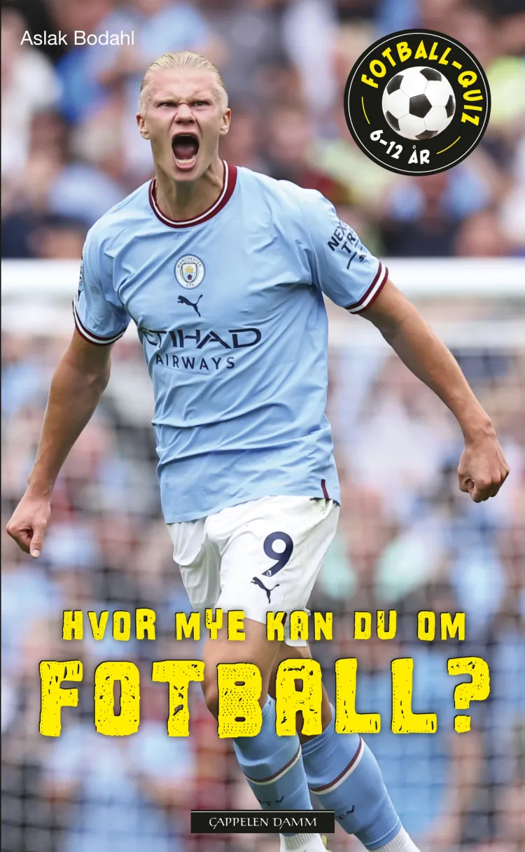 Omslag Hvor mye kan du om fotball? av Aslak Bodahl (Innbundet)