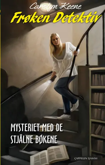 Omslag Nye frøken Detektiv 17: Mysteriet med de stjålne bøkene av Carolyn Keene (Innbundet)