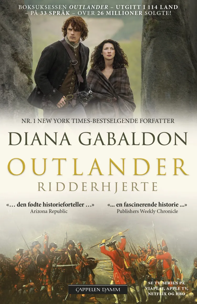 Omslag Ridderhjerte av Diana Gabaldon (Ebok)