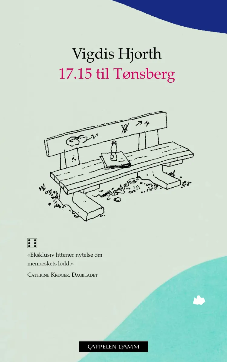 Omslag 17.15 til Tønsberg av Vigdis Hjorth (Heftet)