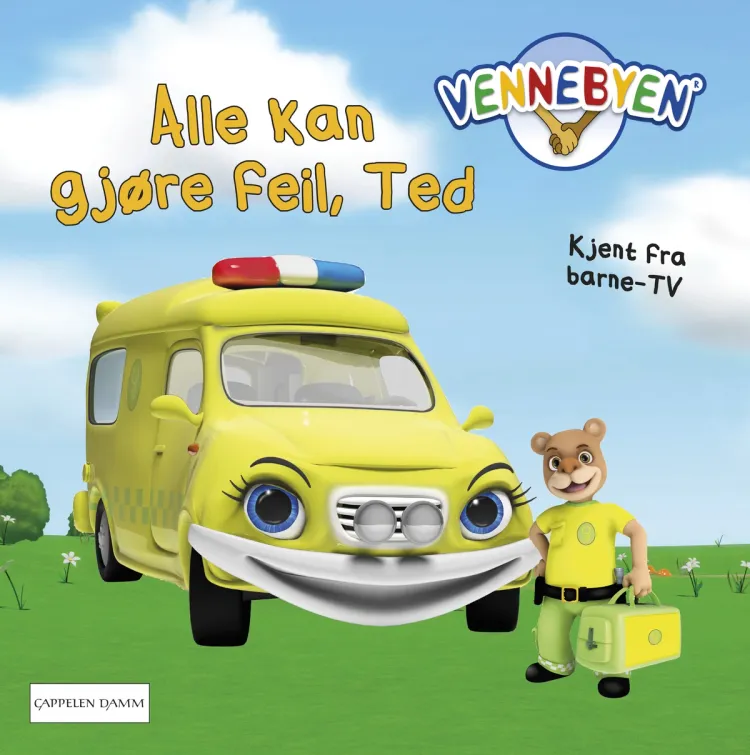 Omslag Vennebyen - Alle kan gjøre feil, Ted av Carl Christian Hamre/Creacon Entertainment AS (Innbundet)