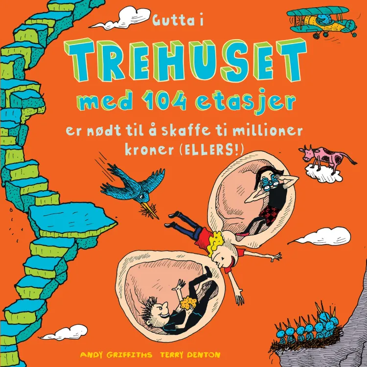 Omslag Gutta i trehuset med 104 etasjer av Andy Griffiths (Lydbok)