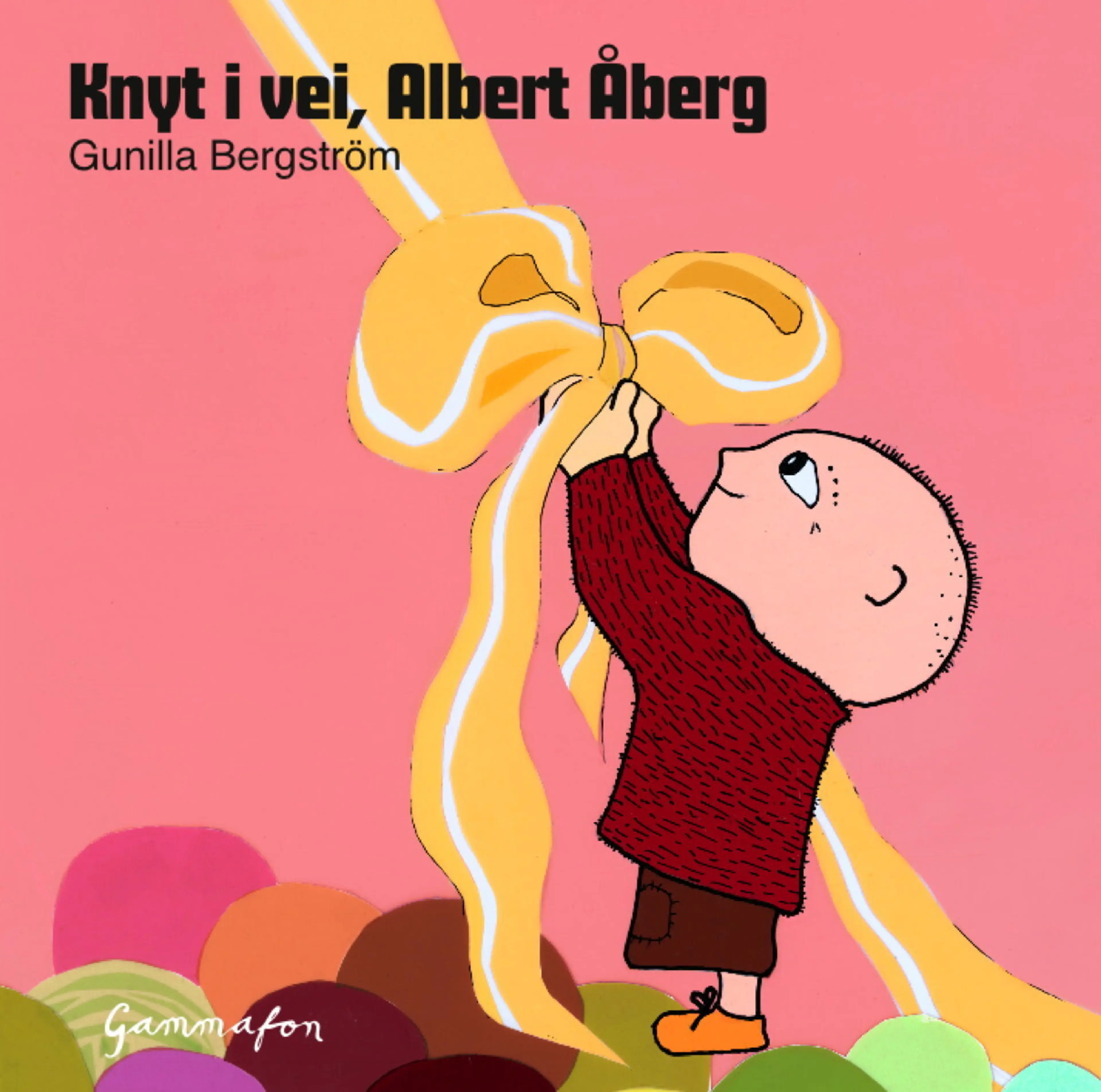 Omslag Knyt i vei, Albert Åberg! av Gunilla Bergström (Lydbok)