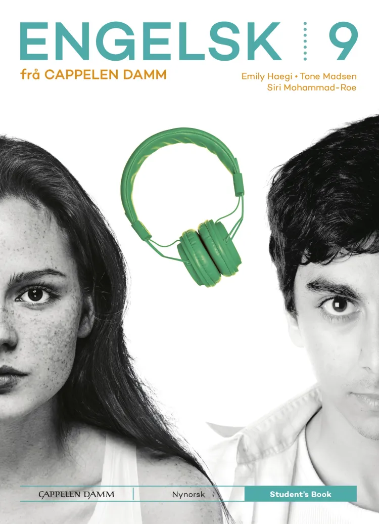 Omslag Engelsk 9 frå Cappelen Damm Student’s Book av Emily Haegi, Tone Madsen og Siri Mohammad-Roe (Innbundet)