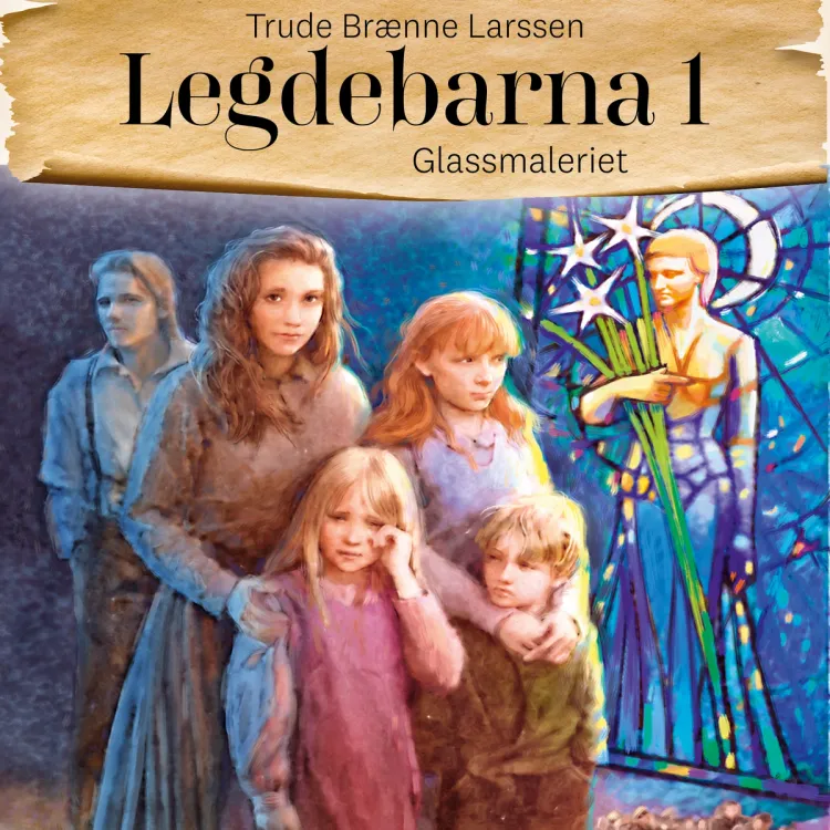 Omslag Glassmaleriet av Trude Brænne Larssen (Lydbok)