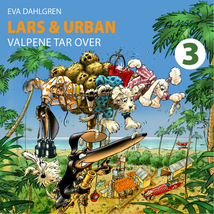 Omslag Lars og Urban - Valpene tar over av Eva Dahlgren (Lydbok)