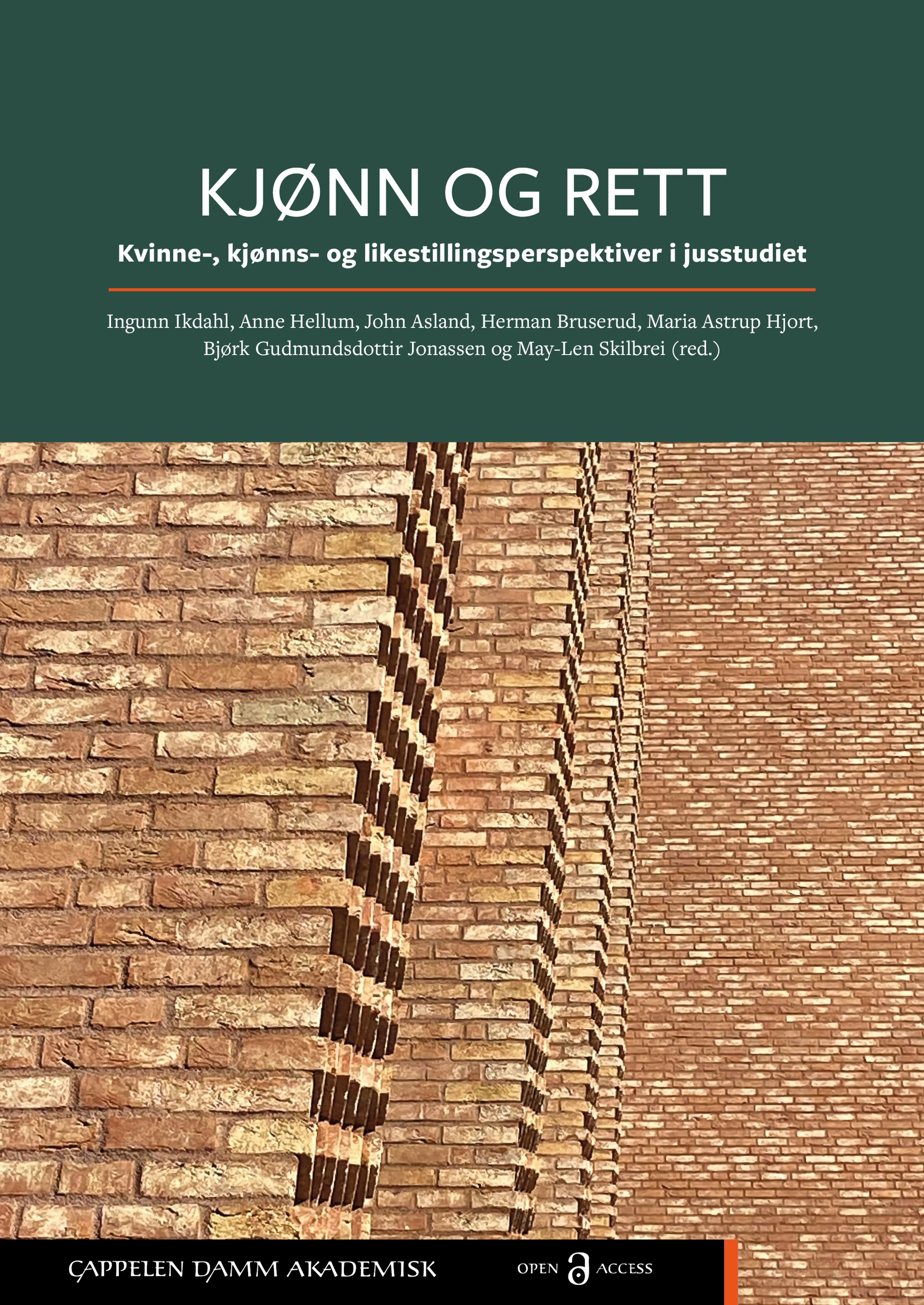 Omslag Kjønn og rett av I. Ikdahl, A. Hellum, J. Asland, H. Bruserud, M. A. Hjort, B. G. Jonassen og M.-L. Skilbrei (red.) (Ebok)