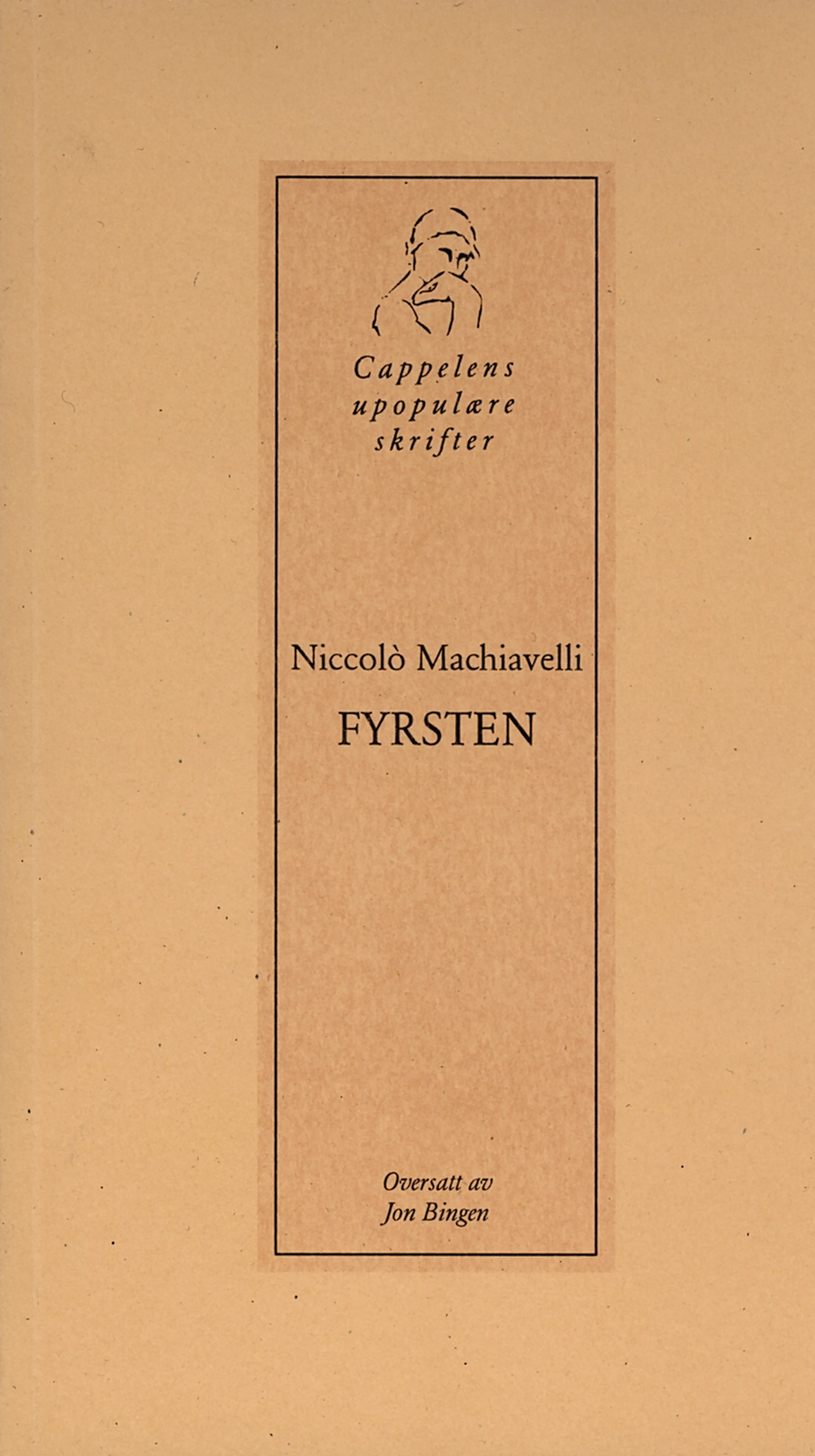 Omslag Fyrsten av Niccolò Machiavelli (Heftet)