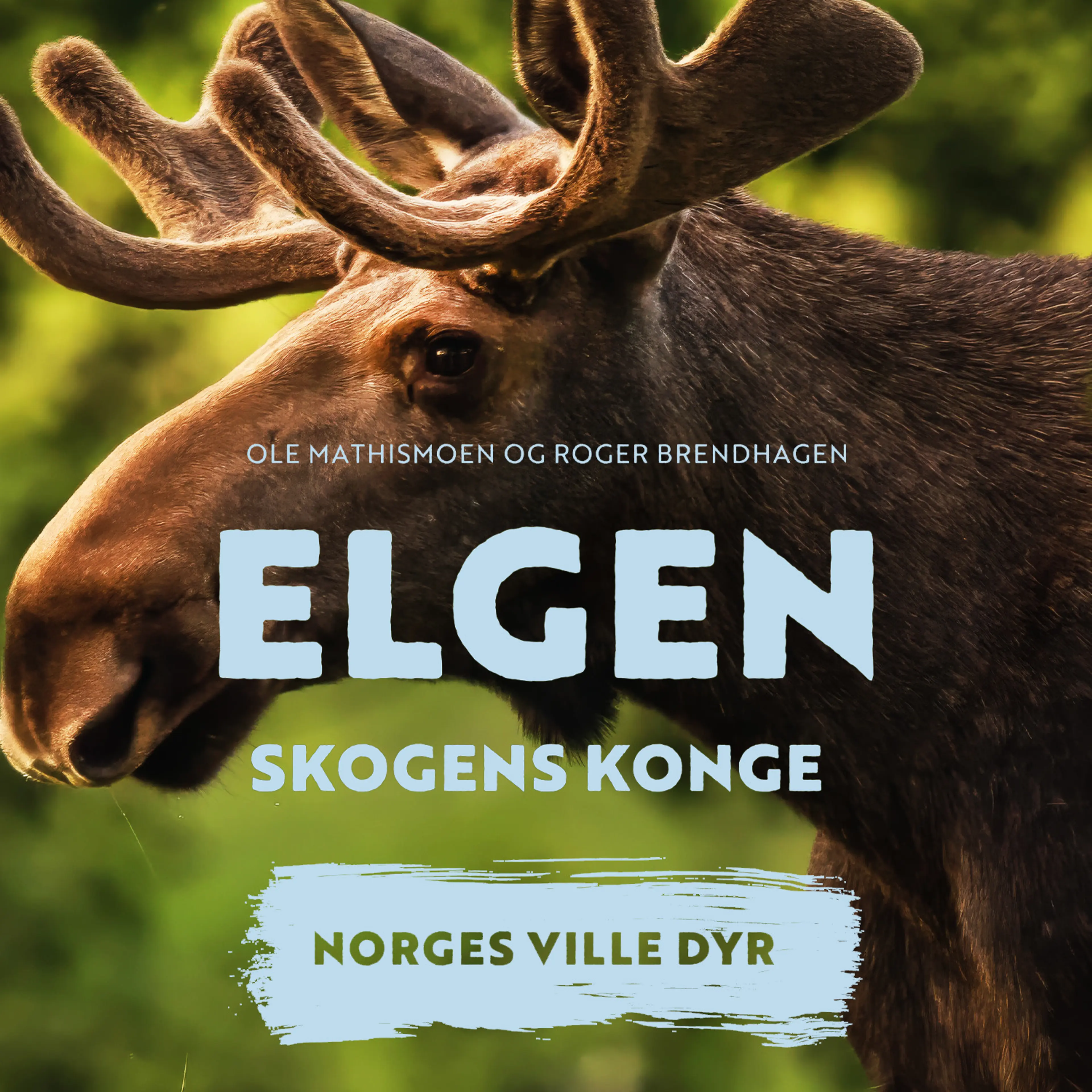 Omslag Elgen - Skogens konge av Roger Brendhagen og Ole Mathismoen (Lydbok)