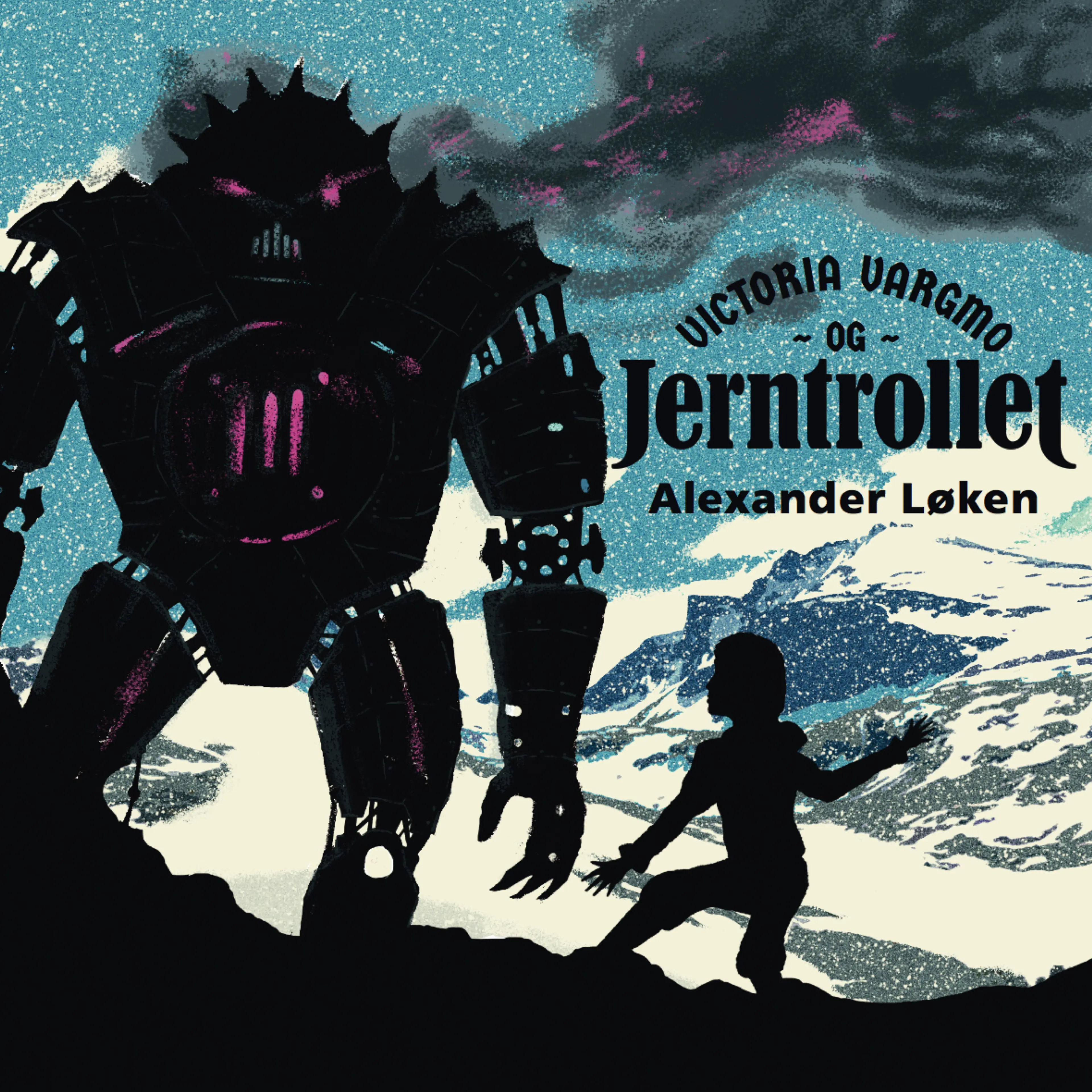 Omslag Victoria Vargmo og jerntrollet av Alexander Løken (Lydbok)