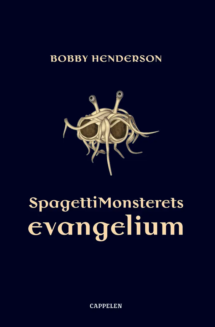 Omslag SpagettiMonsterets evangelium av Bobby Henderson (Heftet)