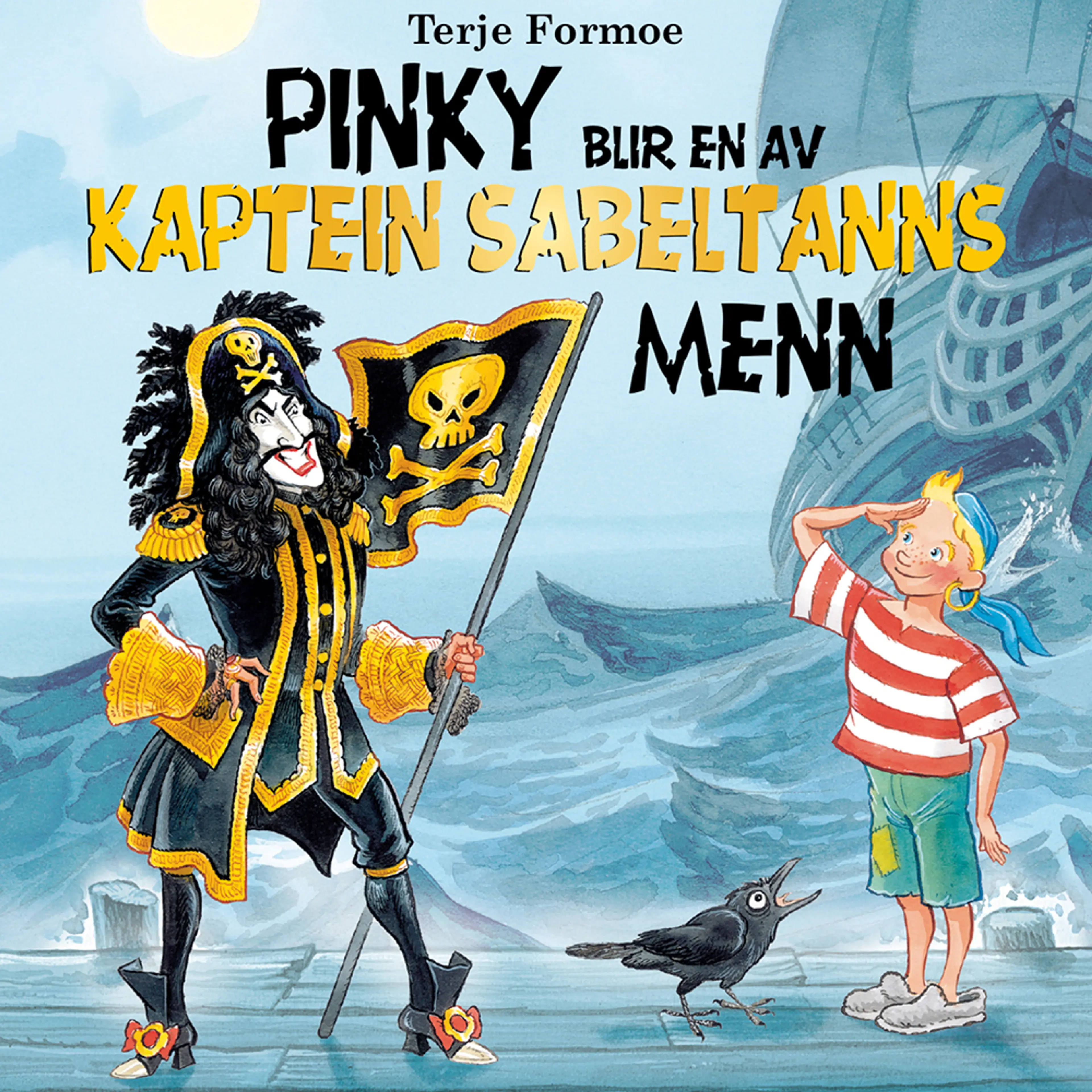 Omslag Pinky blir en av Kaptein Sabeltanns menn av Terje Formoe (Lydbok)