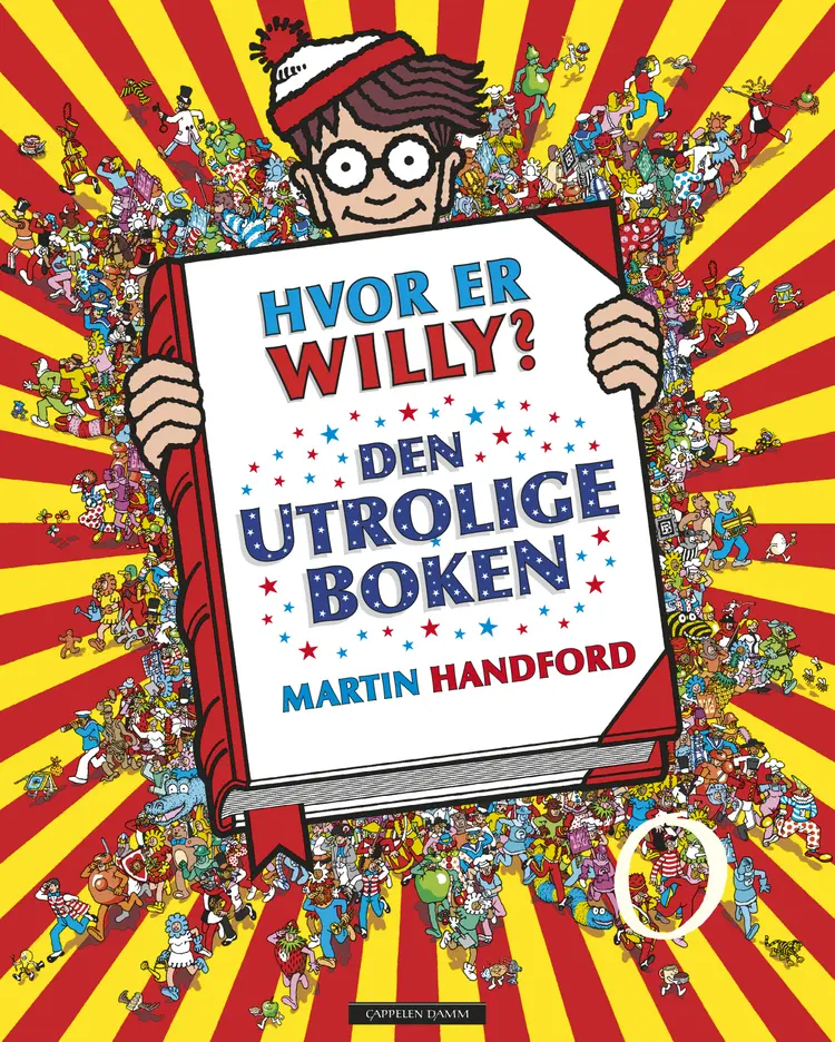 Omslag Hvor er Willy? Den utrolige boken av Martin Handford (Innbundet)