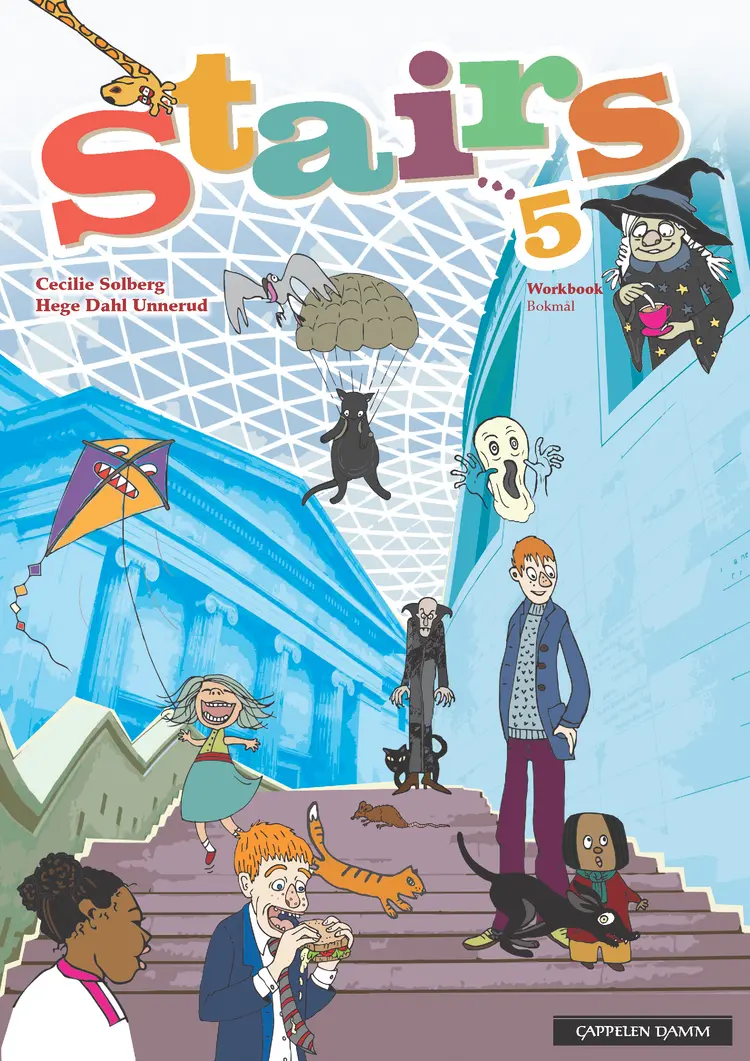 Omslag Stairs 5 Utgave 2 Workbook av Cecilie Solberg og Hege Dahl Unnerud (Heftet)
