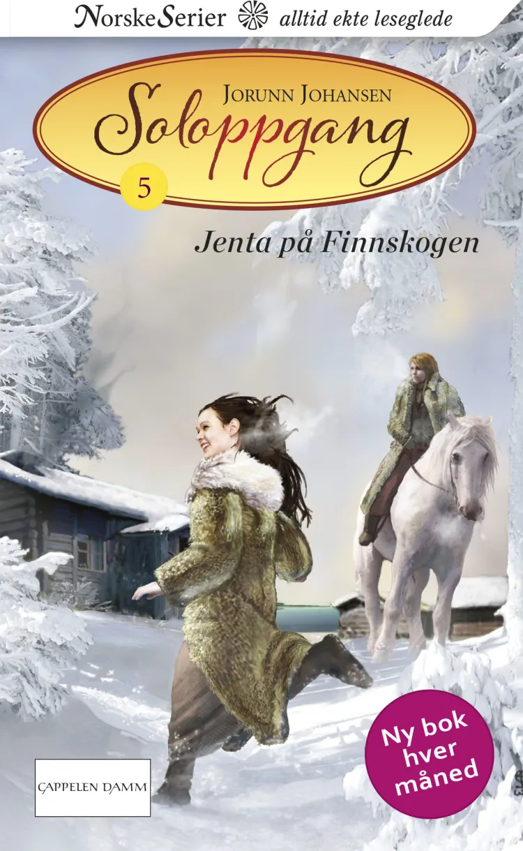 Omslag Jenta på Finnskogen av Jorunn Johansen (Ebok)