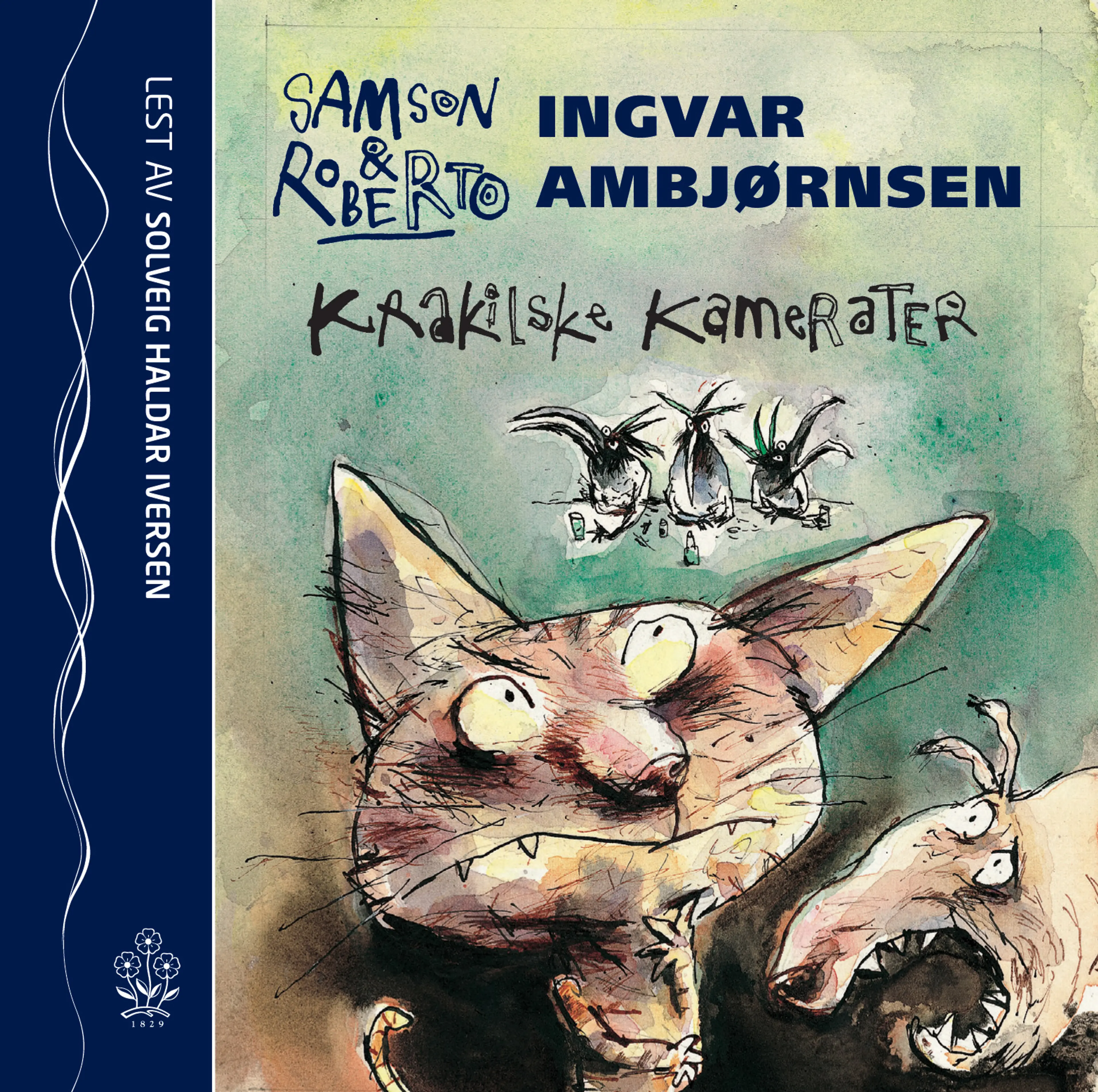 Omslag Krakilske kamerater av Ingvar Ambjørnsen (CD)
