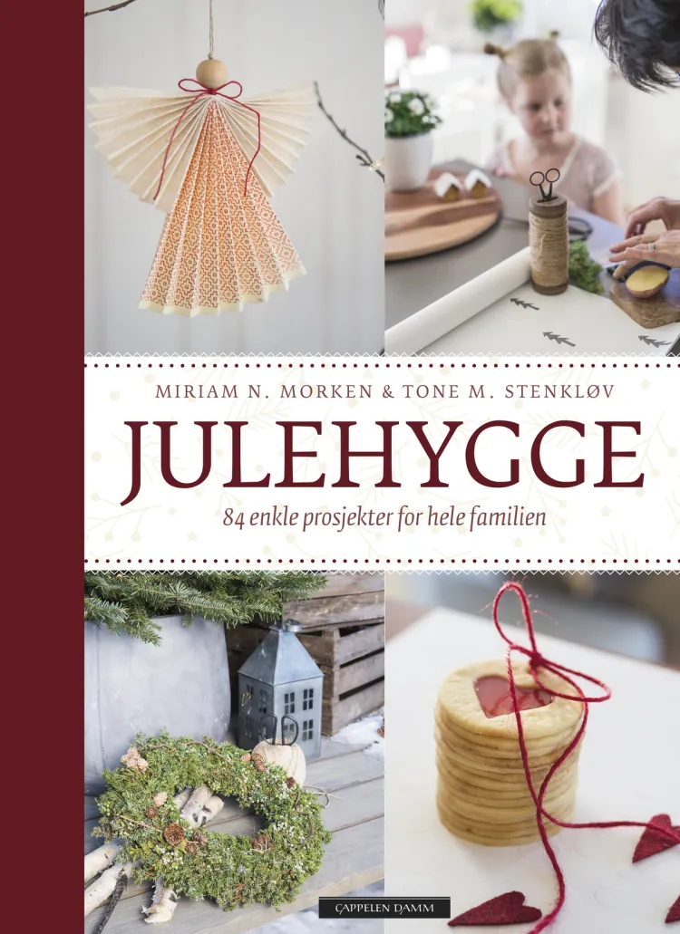 Omslag Julehygge av Miriam N. Morken og Tone M. Stenkløv (Innbundet)