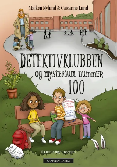 Omslag Detektivklubben og mysterium nummer 100 av Maiken Nylund og Caisanne Lund (Ebok)