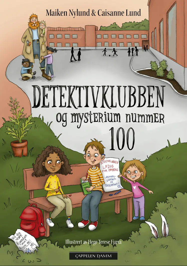 Omslag Detektivklubben og mysterium nummer 100 av Maiken Nylund og Caisanne Lund (Innbundet)