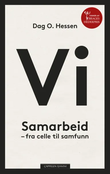 Omslag Vi av Dag O. Hessen (Innbundet)