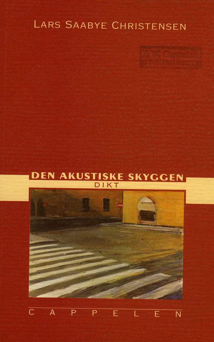 Omslag Den akustiske skyggen av Lars Saabye Christensen (Heftet)