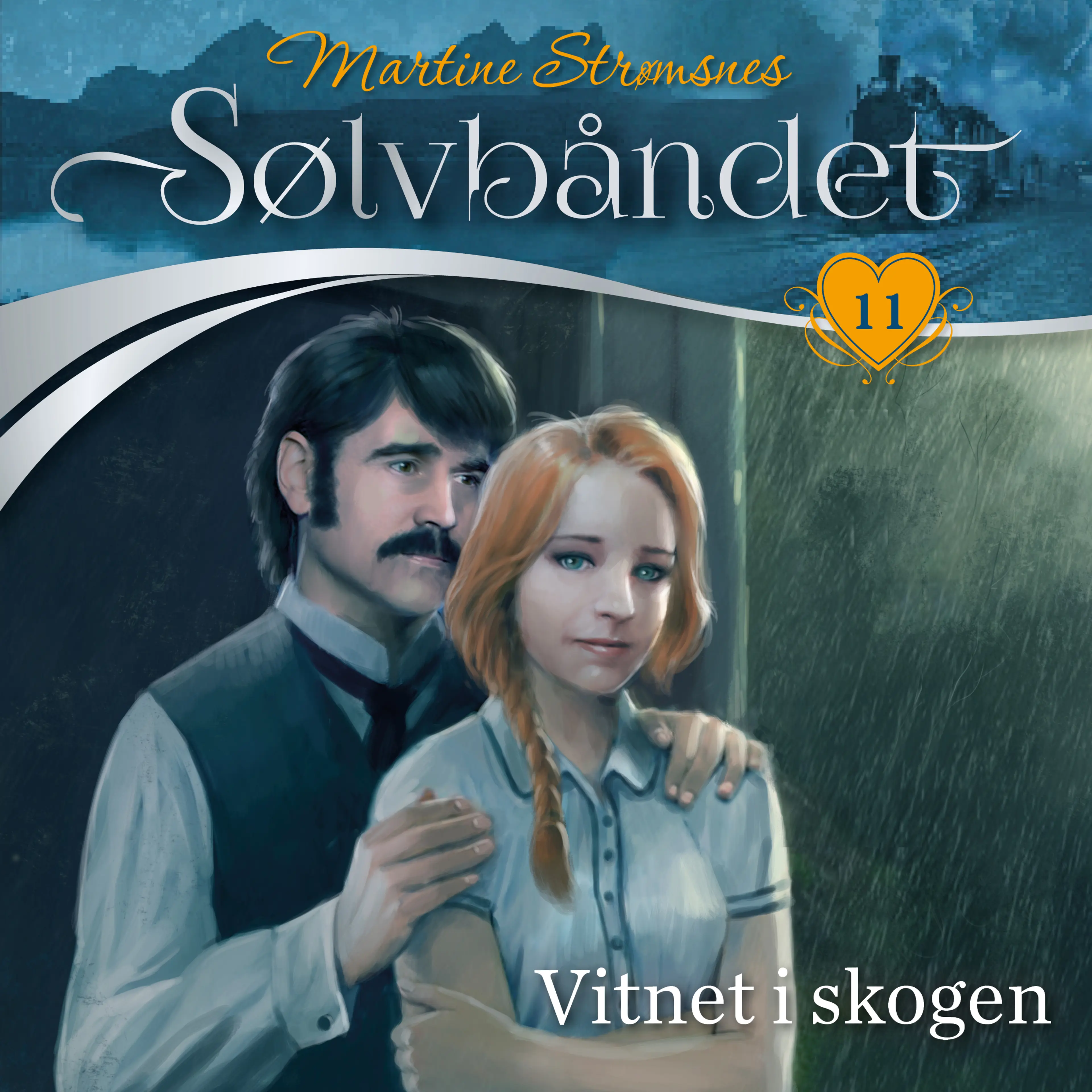 Omslag Vitnet i skogen av Martine Strømsnes (Lydbok)