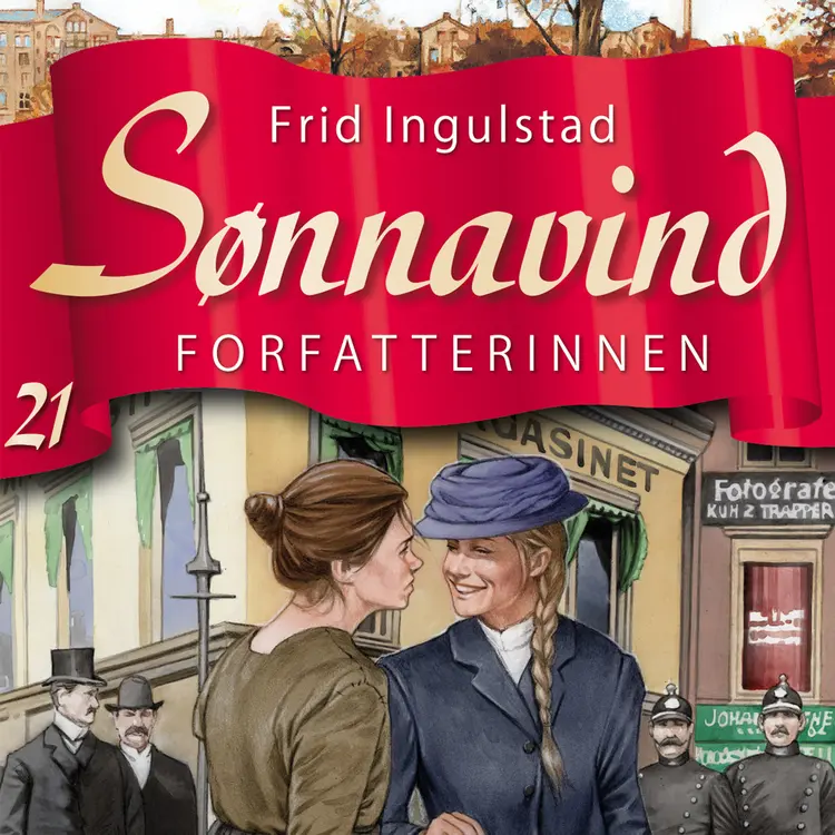 Omslag Forfatterinnen av Frid Ingulstad (Lydbok)