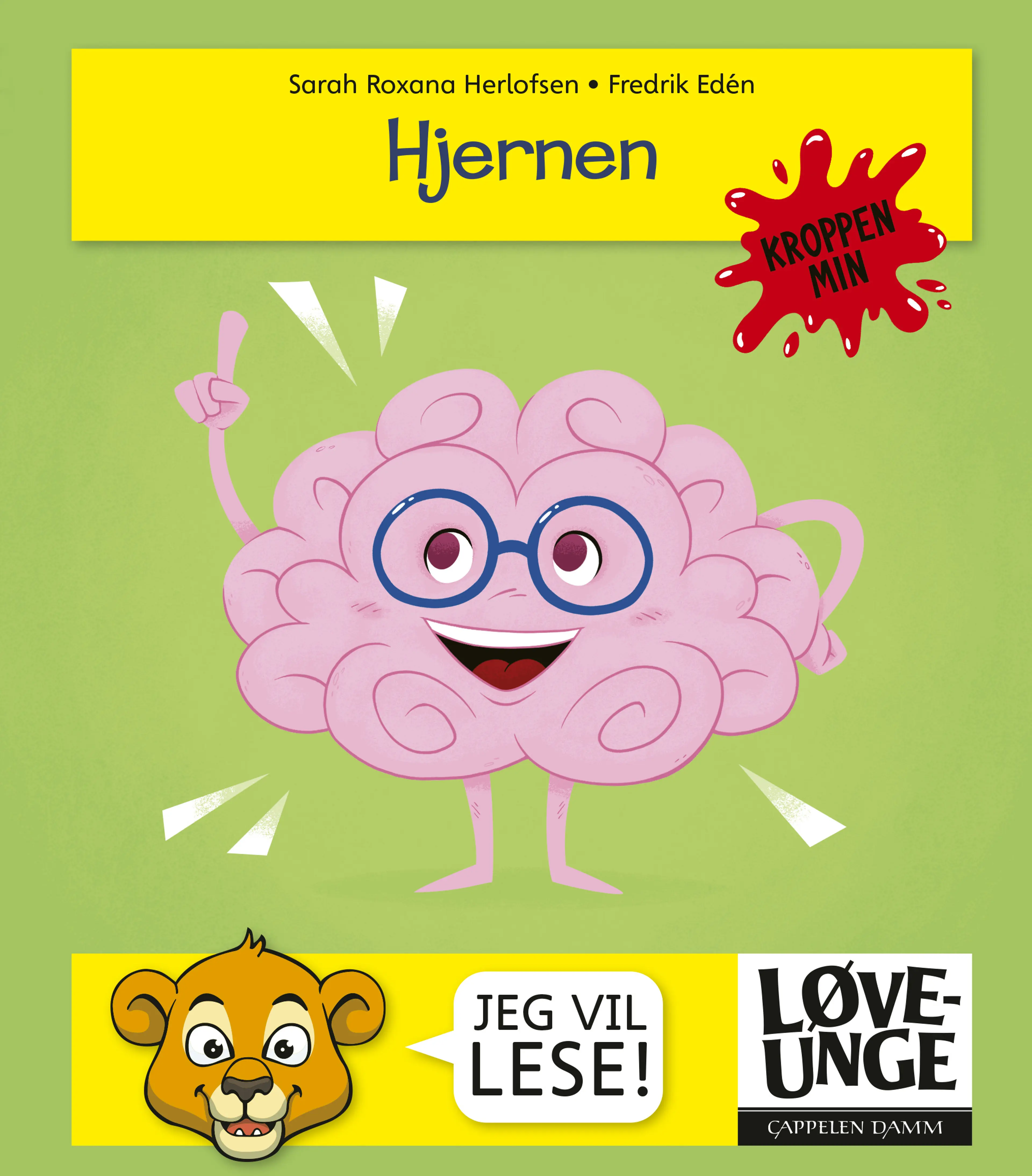 Omslag Løveunge Hjernen av Sarah Roxana Herlofsen (Ebok)